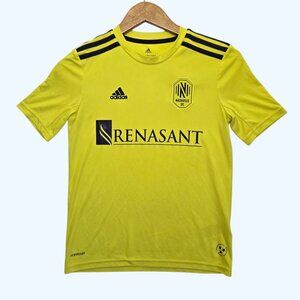 Nashville SC Jersey Boys 11-12y Med Adidas MLS Soccer 2020 Inaugural Season READ